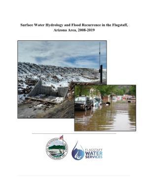 Surface Water Hydrology Flagstaff Arizona 2008-2019