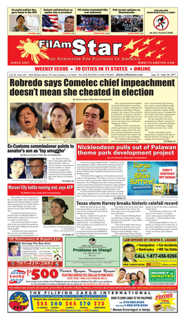 Robredo Says Comelec Chief Impeachment Doesn't Mean She Cheated in Election