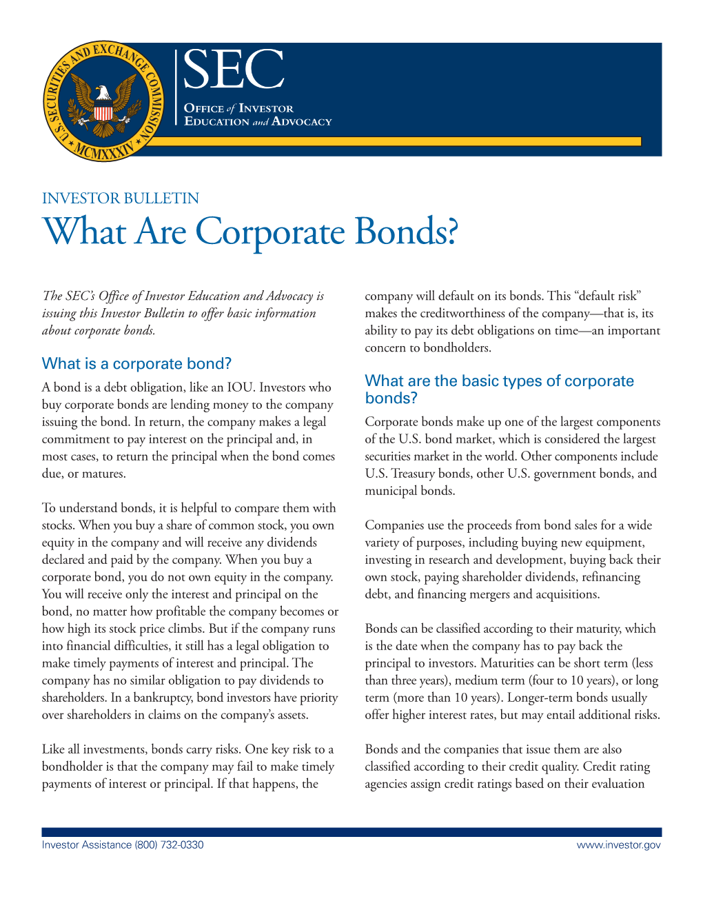 What Are Corporate Bonds?