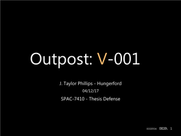 J. Taylor Phillips - Hungerford 04/12/17 SPAC-7410 - Thesis Defense