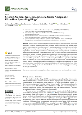 Seismic Ambient Noise Imaging of a Quasi-Amagmatic Ultra-Slow Spreading Ridge