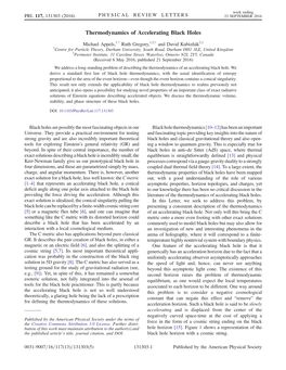 Thermodynamics of Accelerating Black Holes