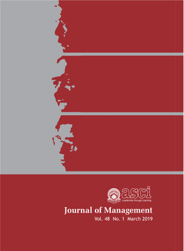 March 2019 Leadership Through Learning Journal of Management Vol