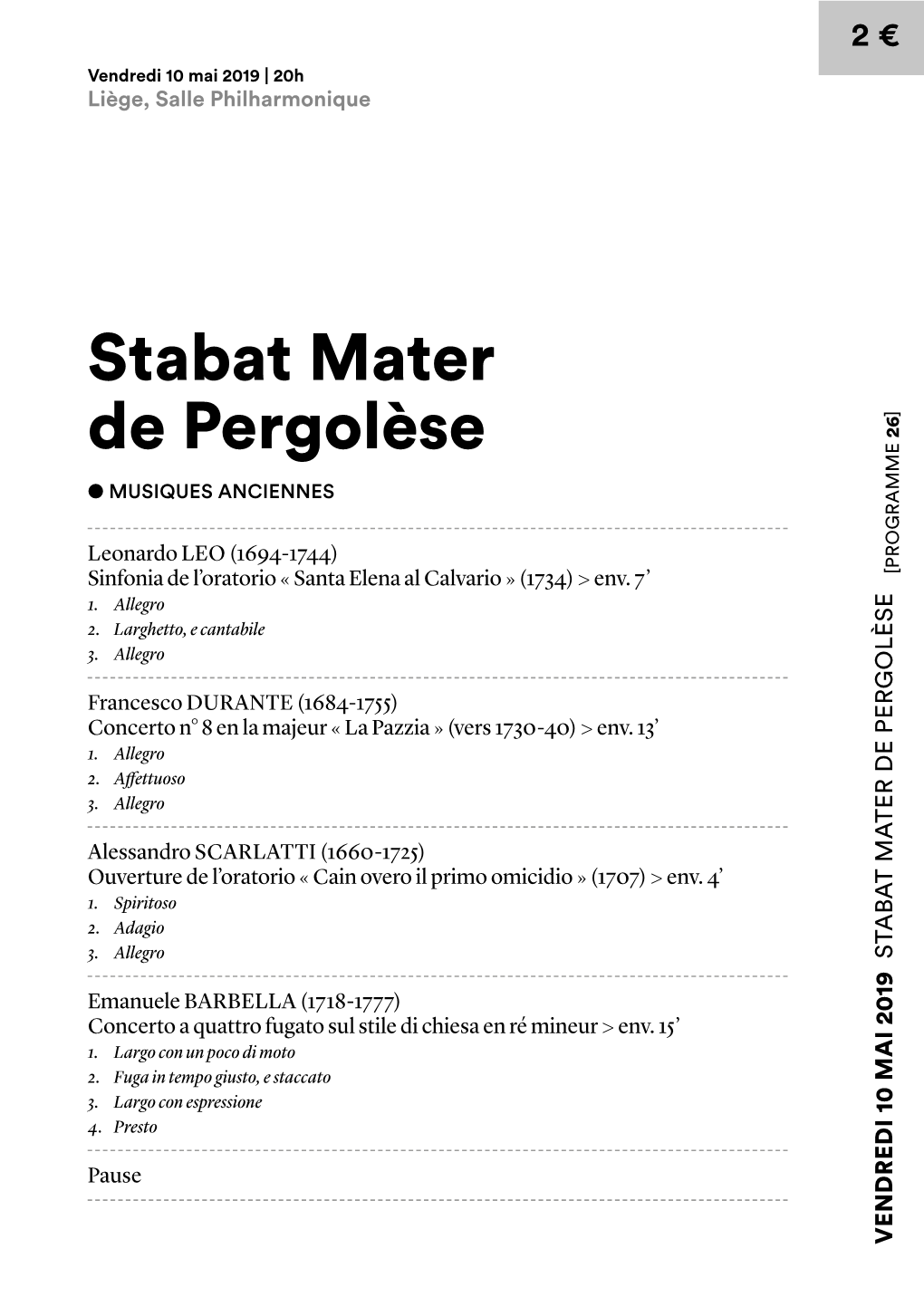 Stabat Mater De Pergolèse 26 ] ● MUSIQUES ANCIENNES