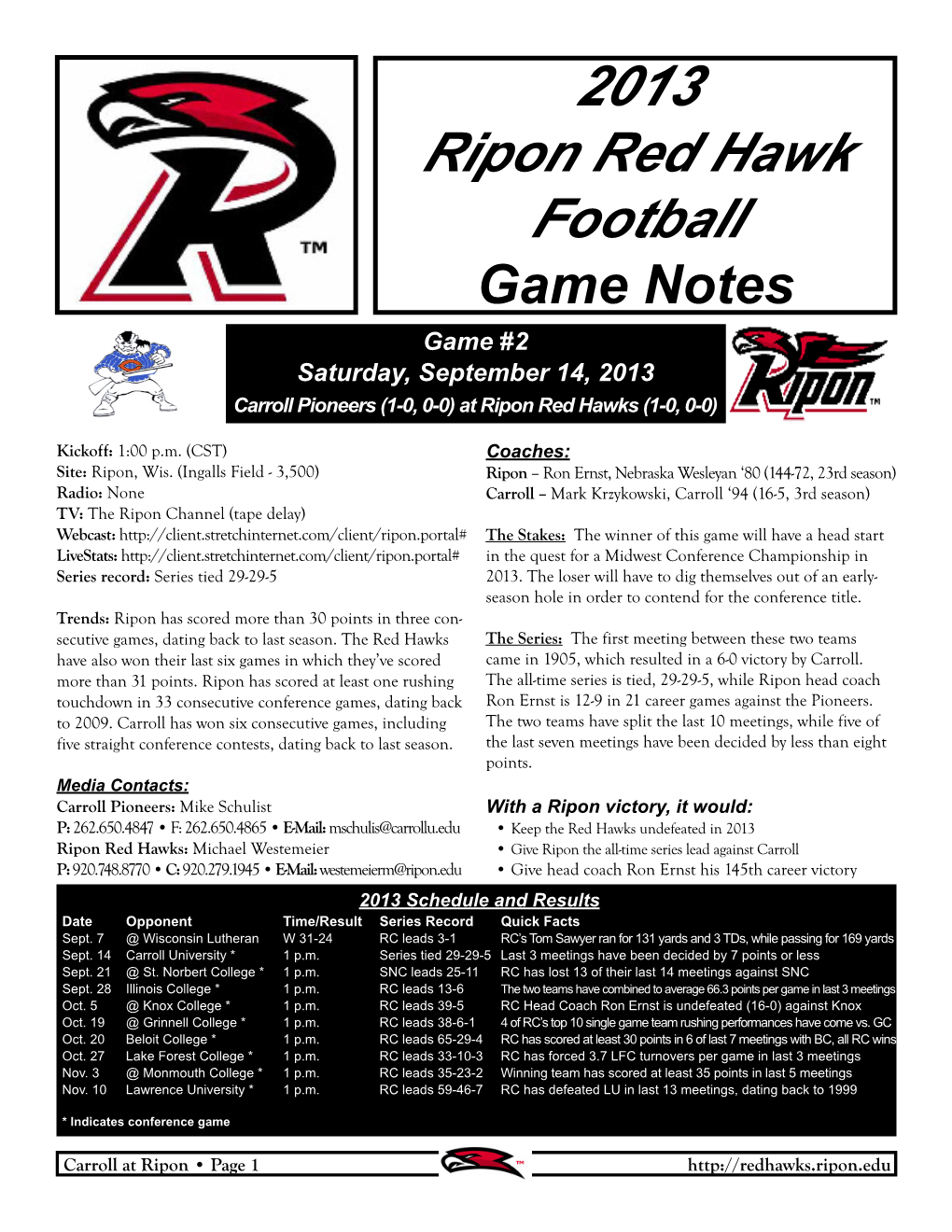 Game Notes Vs. CU.Indd