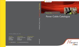 Power Cable Catalogue