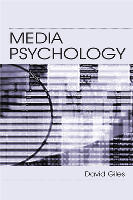 Media Pstchology