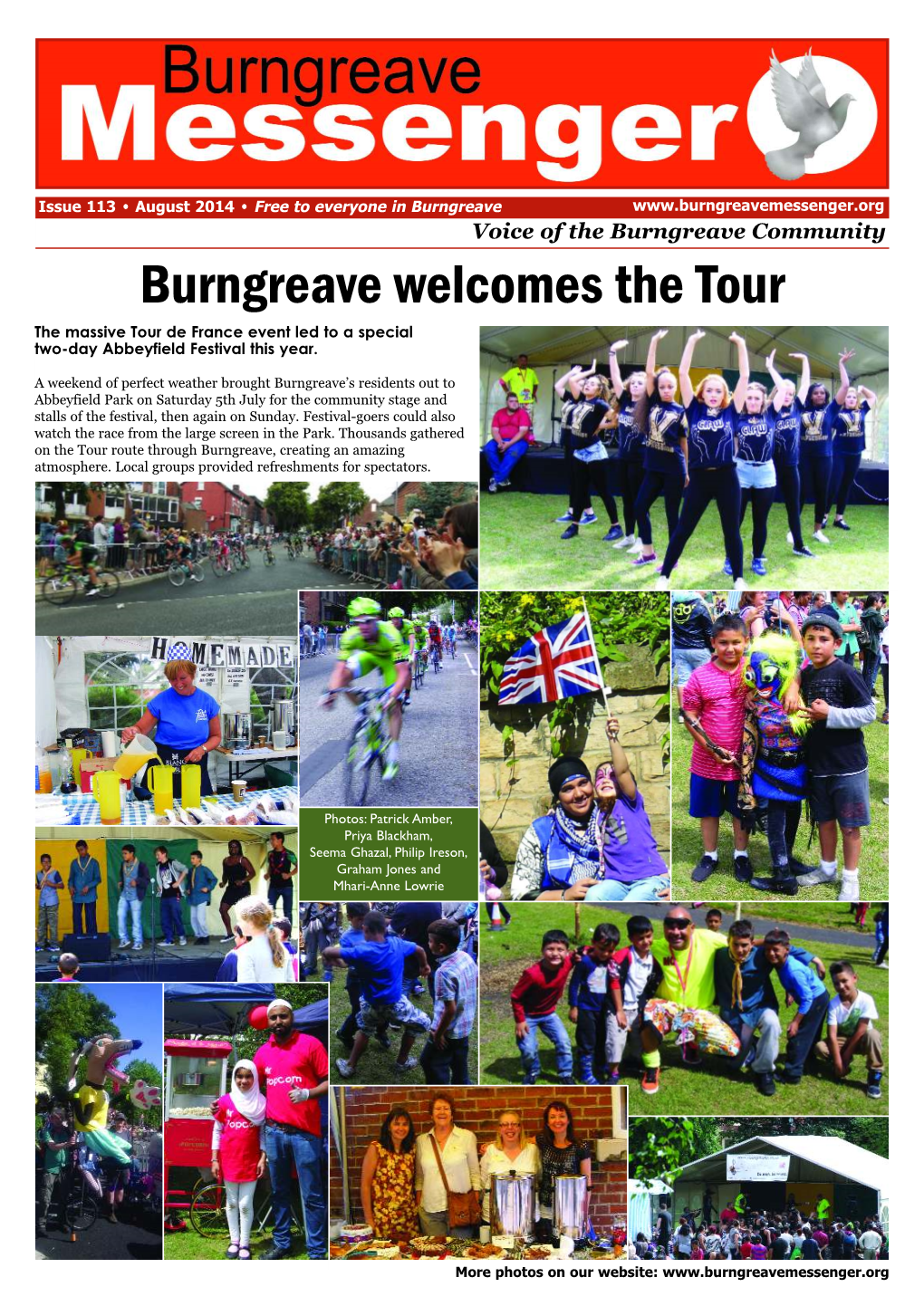 Burngreave Welcomes the Tour the Massive Tour De France Event Led to a Special Two-Day Abbeyfield Festival This Year