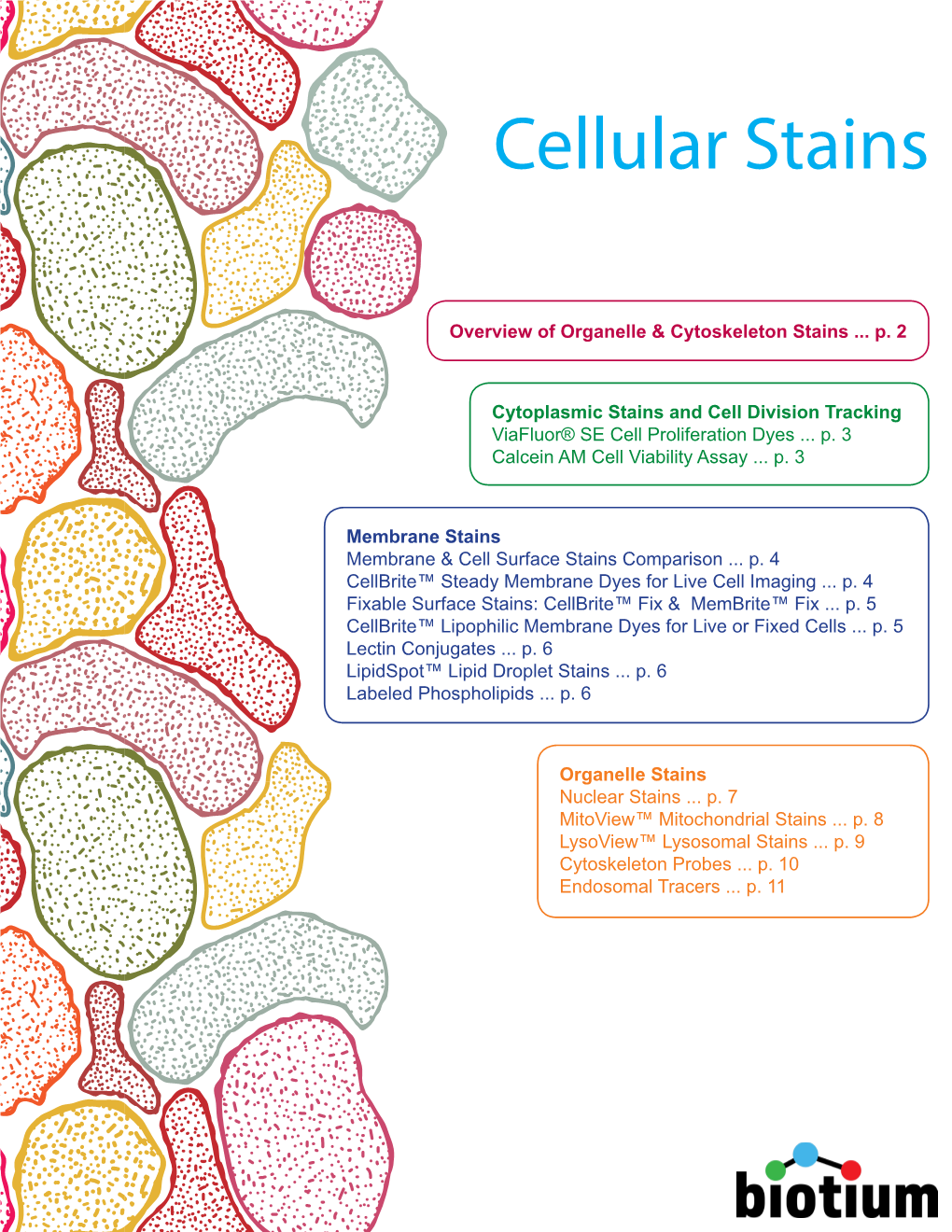 Cellular Stains Brochure