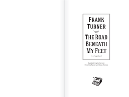 The Road Beneath My Feet Frank Turner