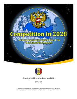 Competition in 2028 Anticipating Russian Exploitation of the Operational Environment