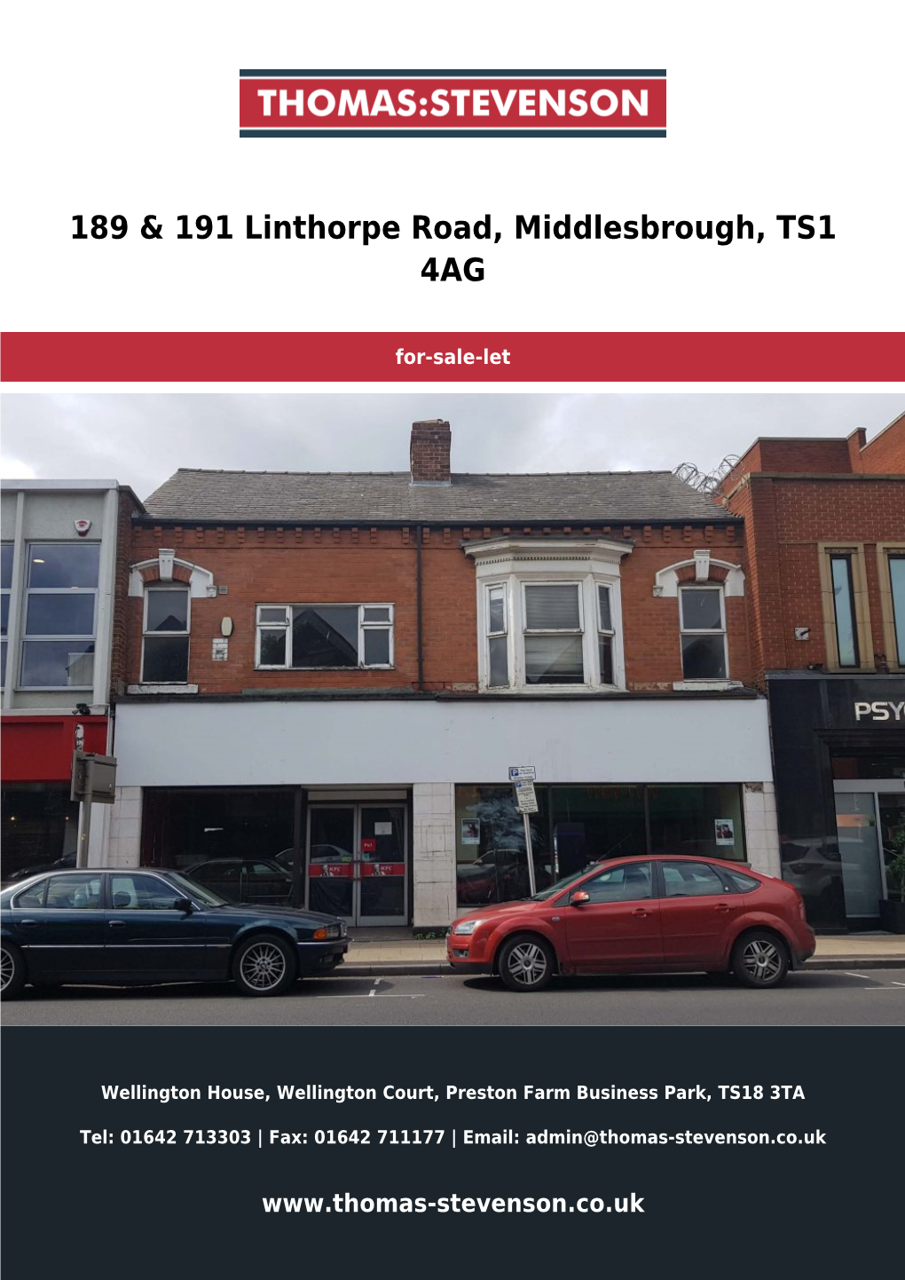 191 Linthorpe Road, Middlesbrough, TS1 4AG