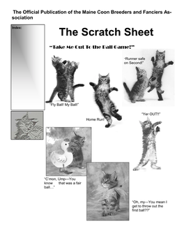 The Scratch Sheet