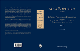 BBAW Acta Borussica NF R2 Abt I Bd1 1.Pdf