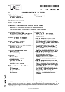 Flavonoid 3',5' Hydroxylase Gene Sequences and Uses Therefor