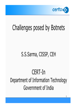 Botnet-Challenges 08May2008 Ss PRINT