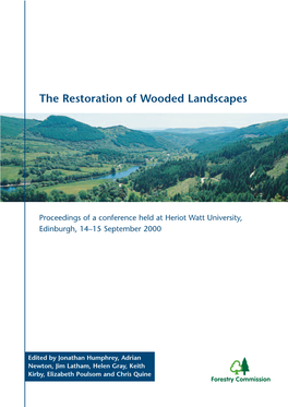 The Restoration of Wooded Landscapes