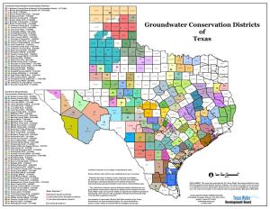 Groundwater Conservation Districts * 1