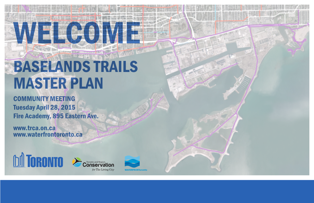 Baselands Trails Master Plan Public Meeting