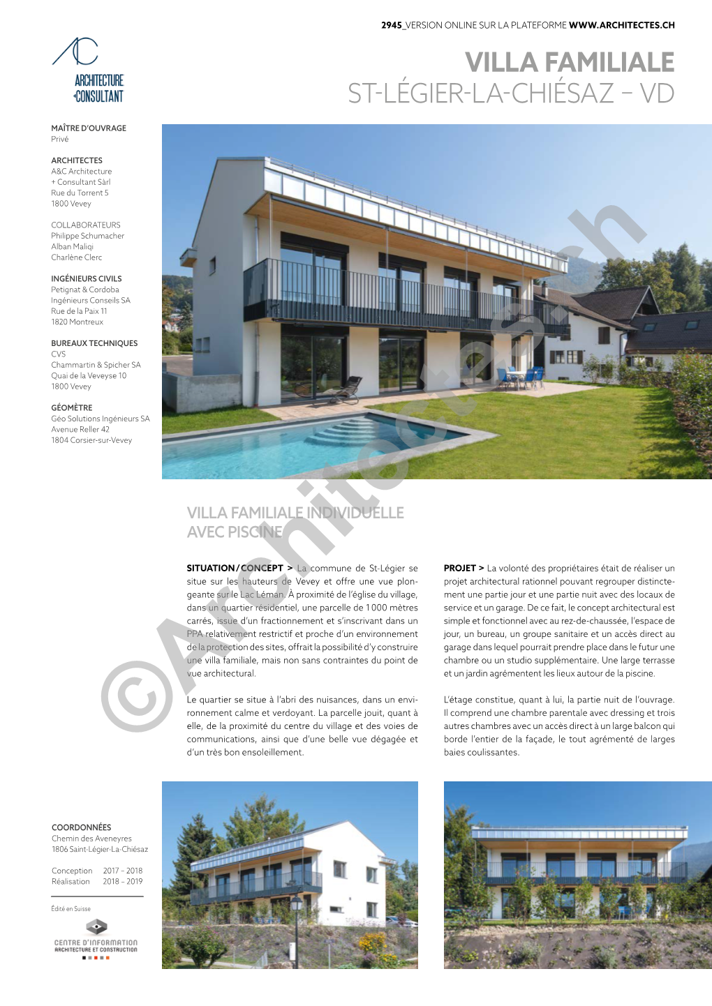 Villa Familiale St-Légier-La-Chiésaz – Vd