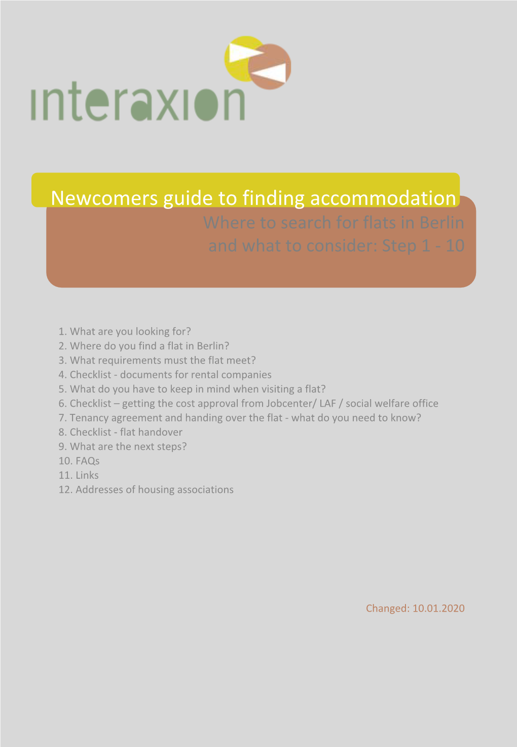 Newcomers Guide to Finding Accommodation Where to Search for Flats in Berlin and What to Consider: Step 1 - 10