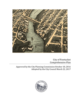 City of Pawtucket Comprehensive Plan