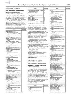 Federal Register/Vol. 75, No. 123/Monday, June 28, 2010/Notices