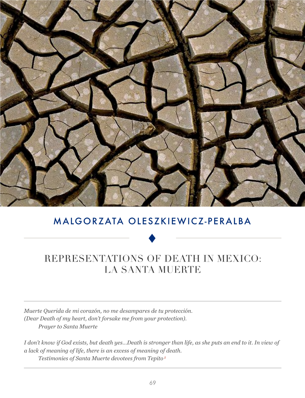 Representations of Death in Mexico: La Santa Muerte