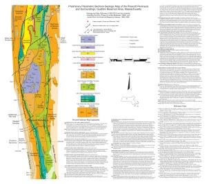 Preliminary Planimetric Bedrock Geologic Map of the Prescott Peninsula Equivalents