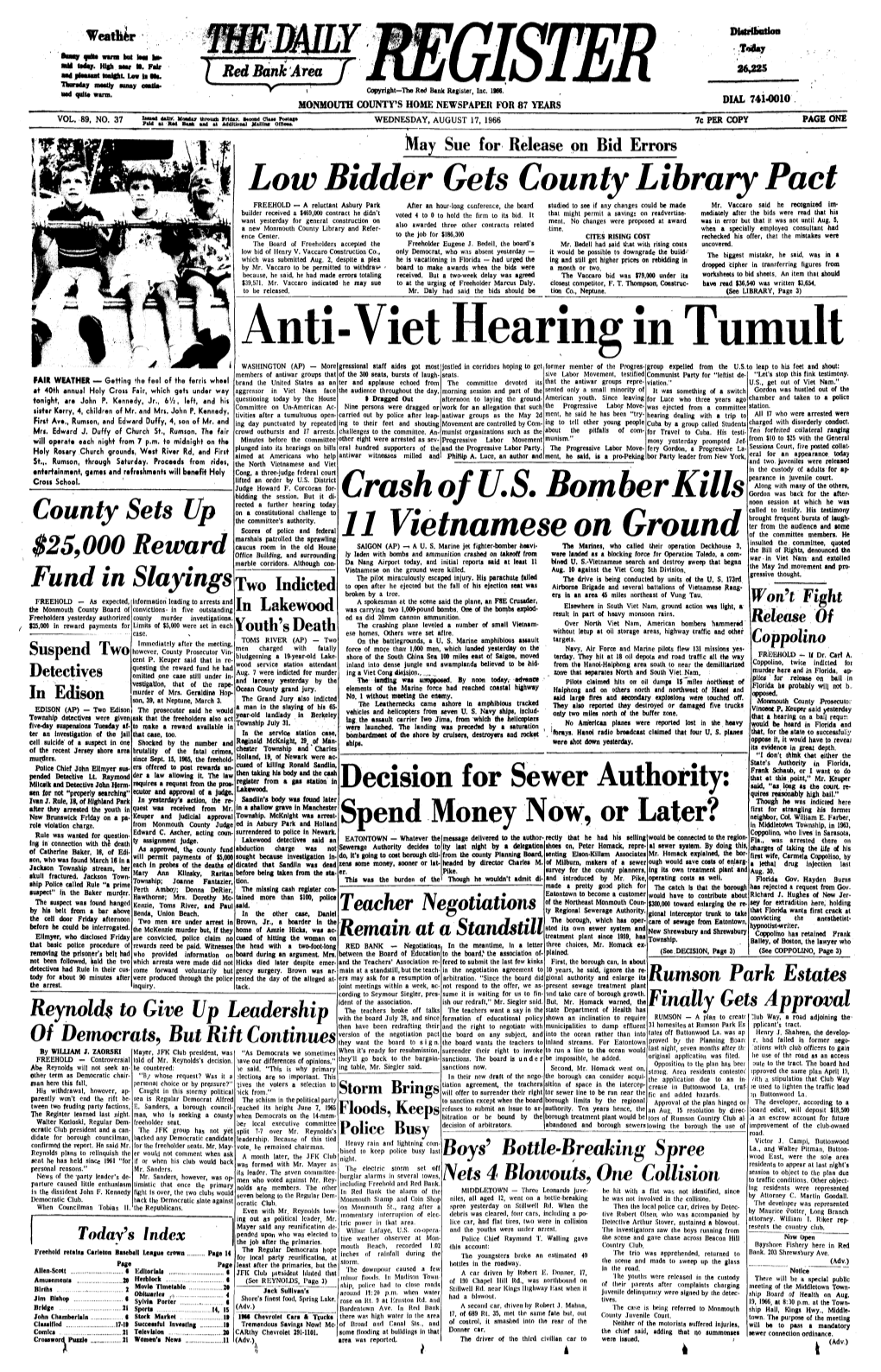 Anti-Viet Hearing in Tumult