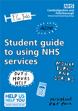 Student Guide to Using NHS Services