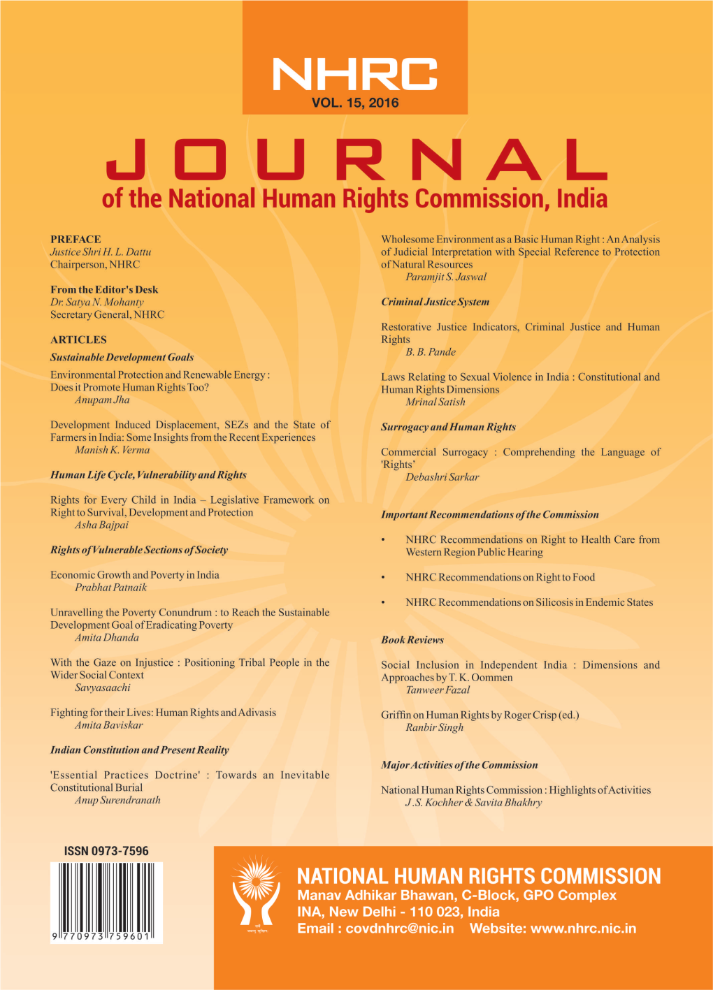 Development Induced Displacement, Sezs and the State of Farmers in India: Some Insights from the Recent Experiences 23-48 Manish K