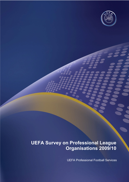 UEFA Survey on Professional League Organisations 2009/10