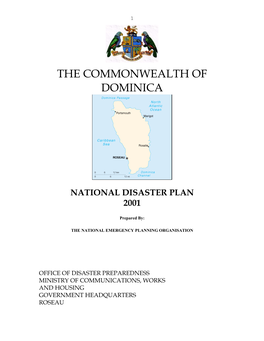 National Disaster Plan 2001