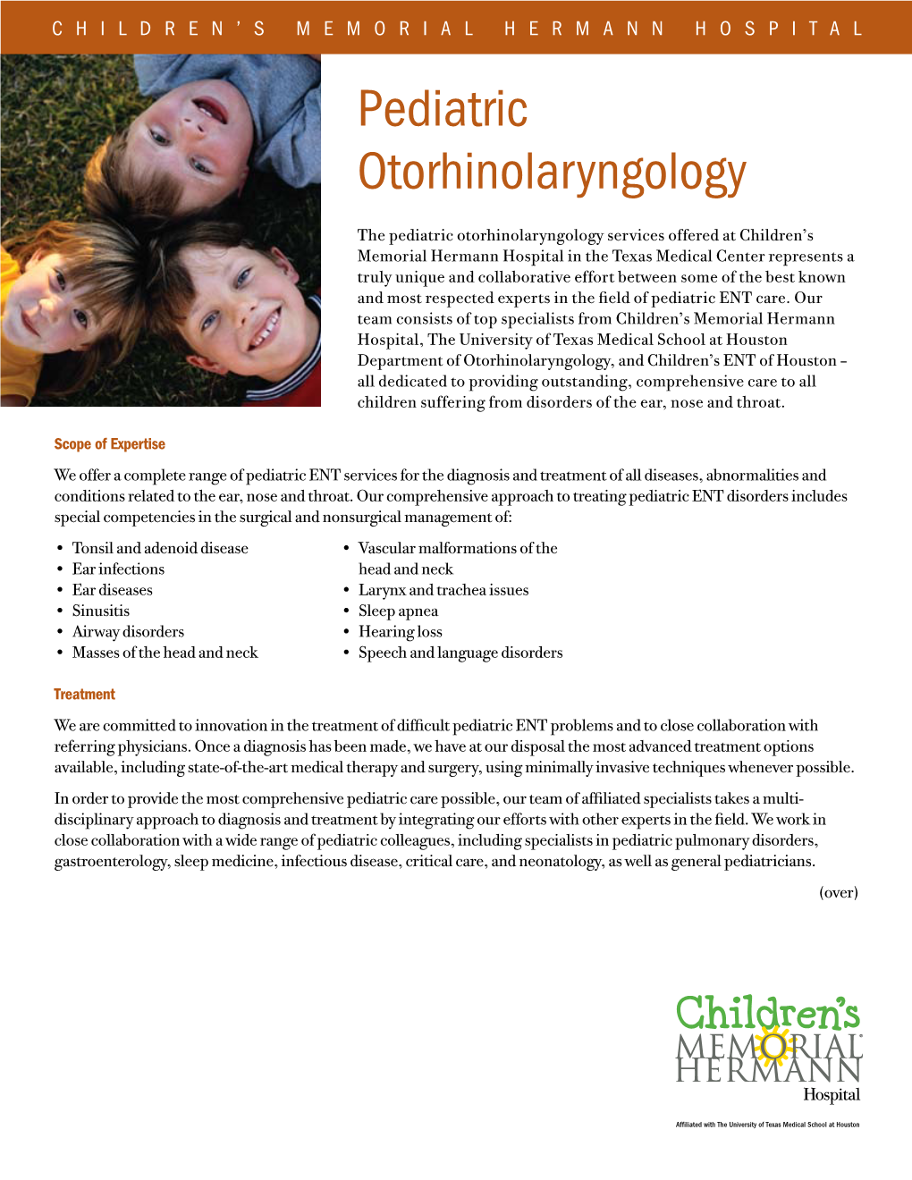 Pediatric Otorhinolaryngology