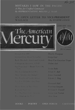 The American Mercury January 1943