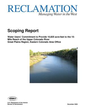 Public Scoping Report