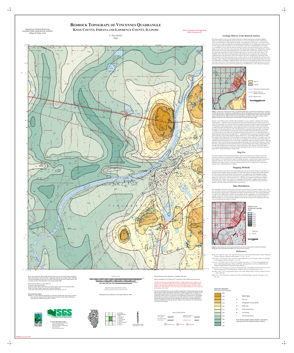 Quadrangle Map Sheet Template