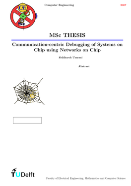 Msc THESIS Communication-Centric Debugging of Systems on Chip Using Networks on Chip