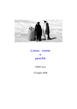 Linux: Come E Perchх