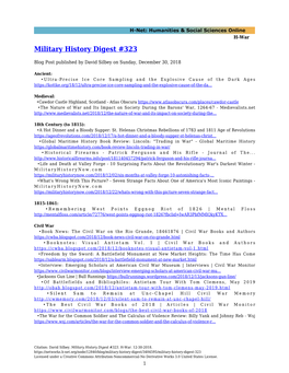 Military History Digest #323