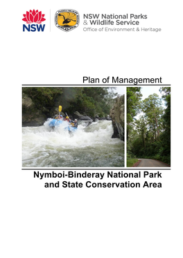 Nymboi-Binderay National Park and State Conservation Area Plan Of