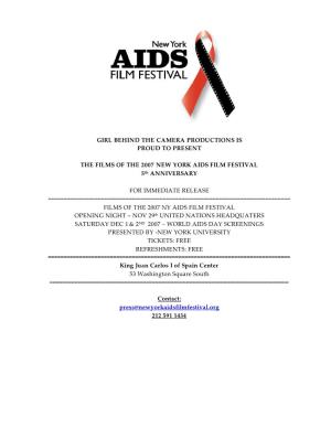 New York AIDS Film Festival