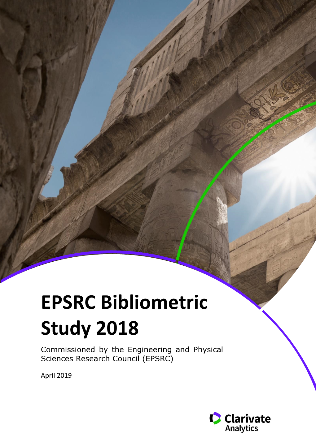 EPSRC Bibliometric Study 2018 Commissioned by the Engineering and Physical Sciences Research Council (EPSRC)