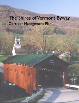 The Shires of Vermont Byway Corridor Management Plan