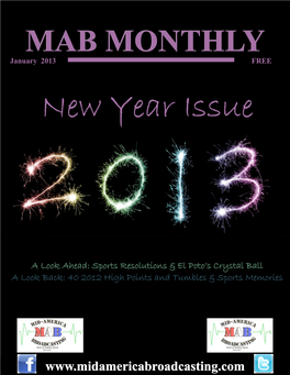 MAB MONTHLY January 2013 FREE New Year Issue