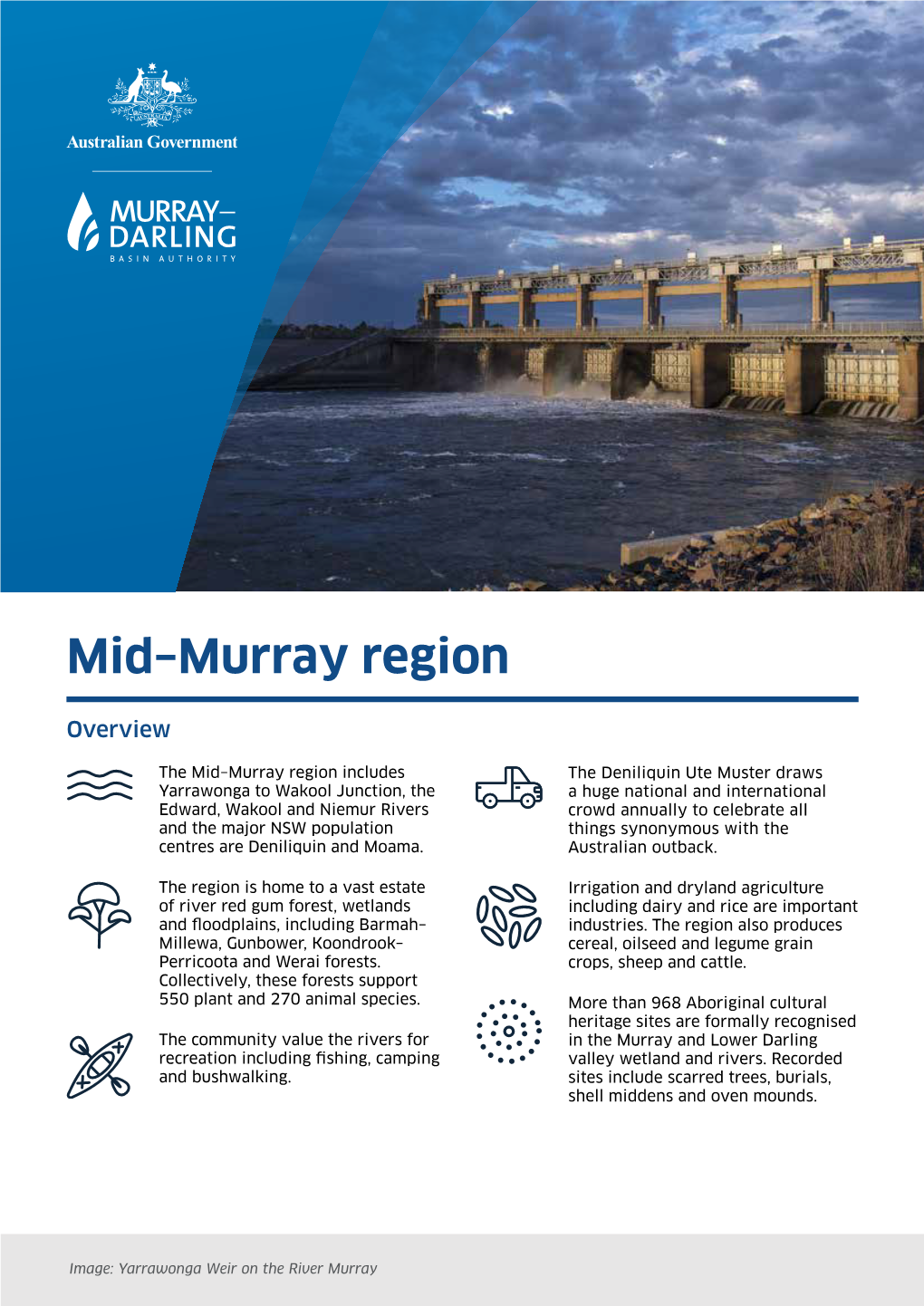 Mid–Murray Regional Fact Sheet