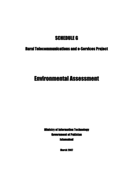 Environmental Assessment