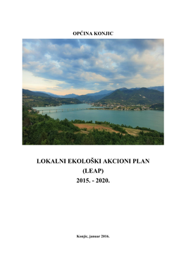 Lokalni Ekološki Akcioni Plan (Leap) 2015. - 2020
