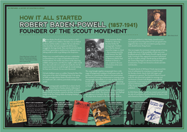 Robert Baden-Powell Was Born in London in 1857, the Eighth of Ten